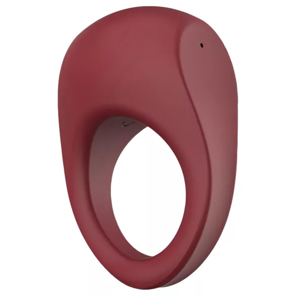 Dreamtoys Ivy - anneau pénien vibrant - silicone bordeaux