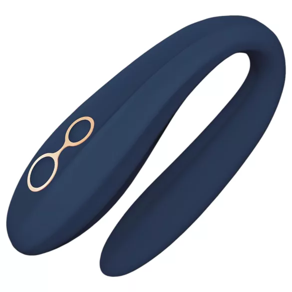 Goddess Ares - vibromasseur couple flexible - silicone bleu