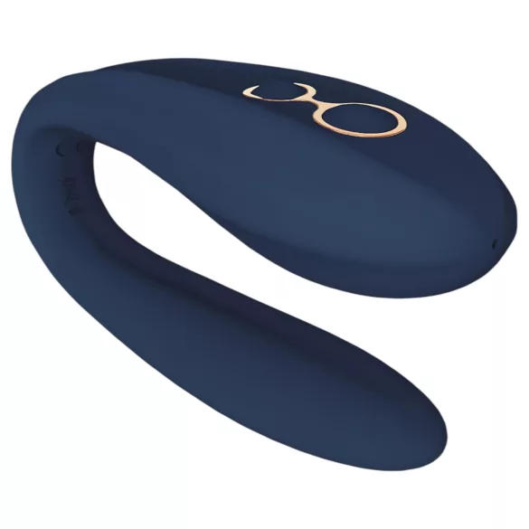Goddess Ares - vibromasseur couple flexible - silicone bleu