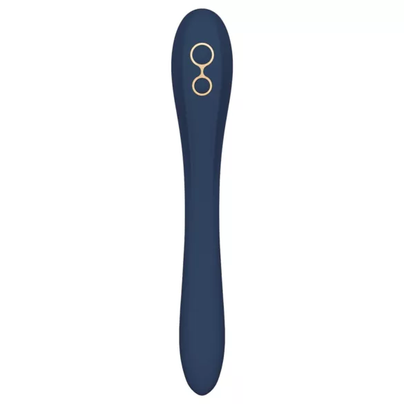 Goddess Ares - vibromasseur couple flexible - silicone bleu