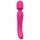 Baguette d'Amour Chauffante - Vibrateur rose rechargeable et massant
