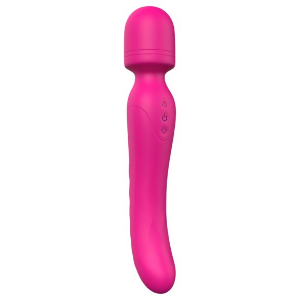 Baguette d'Amour Chauffante - Vibrateur rose rechargeable et massant