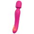 Baguette d'Amour Chauffante - Vibrateur rose rechargeable et massant
