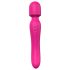 Baguette d'Amour Chauffante - Vibrateur rose rechargeable et massant