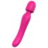 Baguette d'Amour Chauffante - Vibrateur rose rechargeable et massant