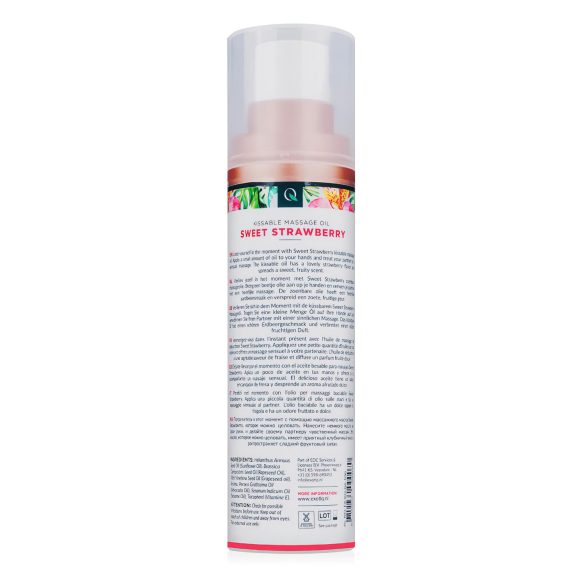 Exotiq - huile de massage parfumée - fraise - 100ml