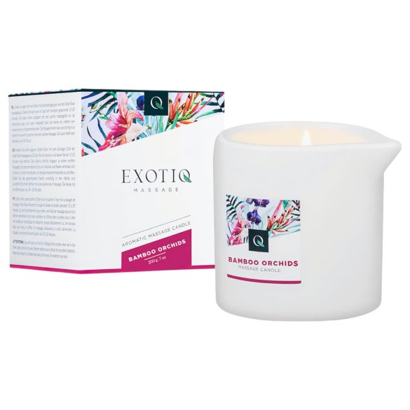 Exotiq Bamboo Orchids - bougie de massage (200g)