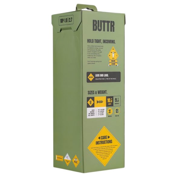 BUTTR - gode ventouse réaliste XXL - noir