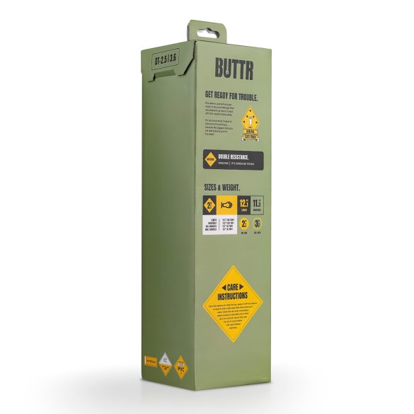 Double Trouble - Dildo ventouse pour fisting (noir)