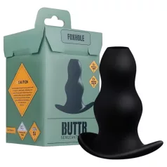 BUTTR - gode ceinture anal creux - silicone noir