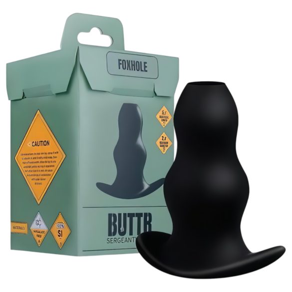 BUTTR Foxhole - Gode anal fendu (noir)