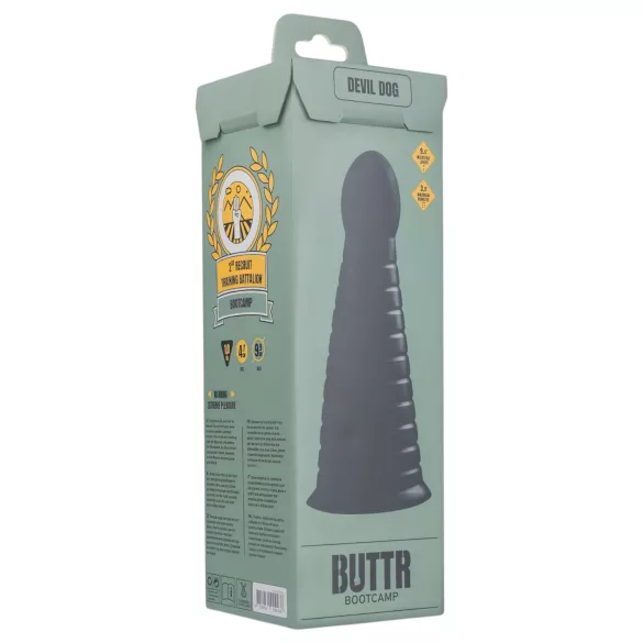 BUTTR Devil Dog - gode avec ventouse - noir