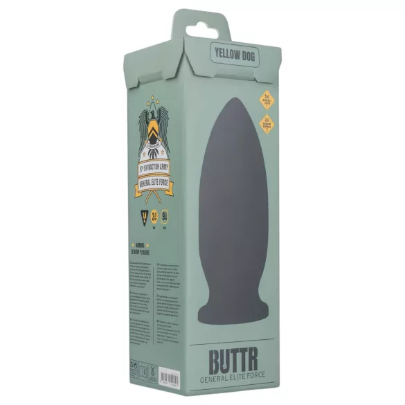 BUTTR Yellow Dog - gode ceinture ventouse - noir
