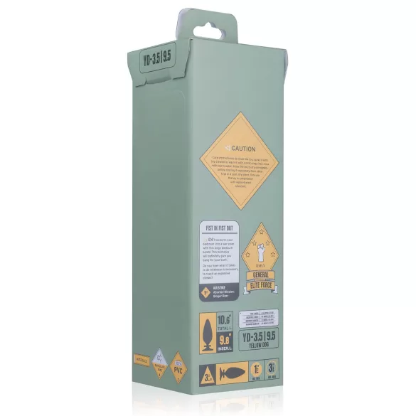 BUTTR Yellow Dog - gode ceinture ventouse - noir