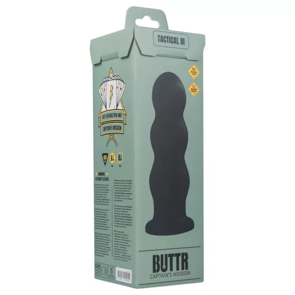 BUTTR Tactical III - gode ceinture ventouse - noir