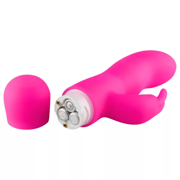 Easytoys Mad Rabbit - vibromasseur lapin stimulateur clitoris - silicone rose