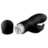 Easytoys Mad Rabbit - vibromasseur point G avec stimulateur clitoridien - noir