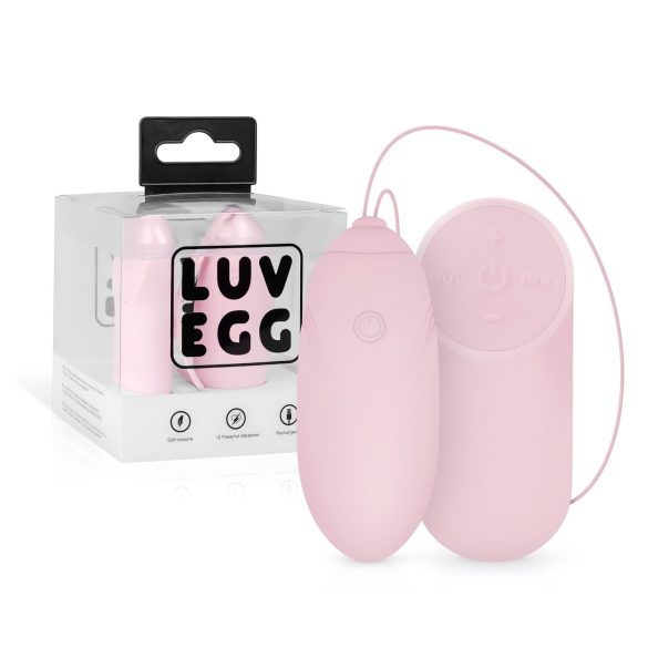 LUV EGG - œuf vibrant rechargeable à télécommande (rose)