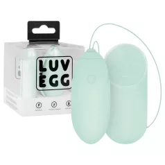 LUV EGG - œuf vibrant radio rechargeable et portable (vert)