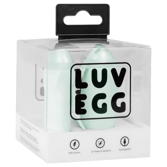 LUV EGG - œuf vibrant radio rechargeable et portable (vert)