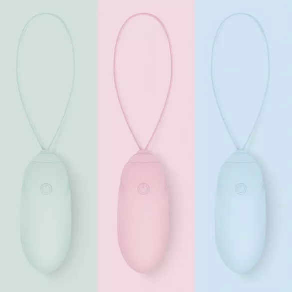 LUV EGG - œuf vibrant radio rechargeable et portable (vert)