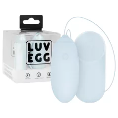  LUV EGG - œuf vibrant portable avec batterie et télécommande radio (bleu)
