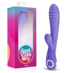   Good Vibes Only Fane Rabbit - vibromasseur avec stimulateur clitoridien (violet)