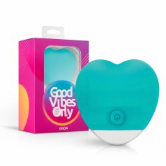   Good Vibes Oron - Vibromasseur Coeur Rechargeable (Turquoise)