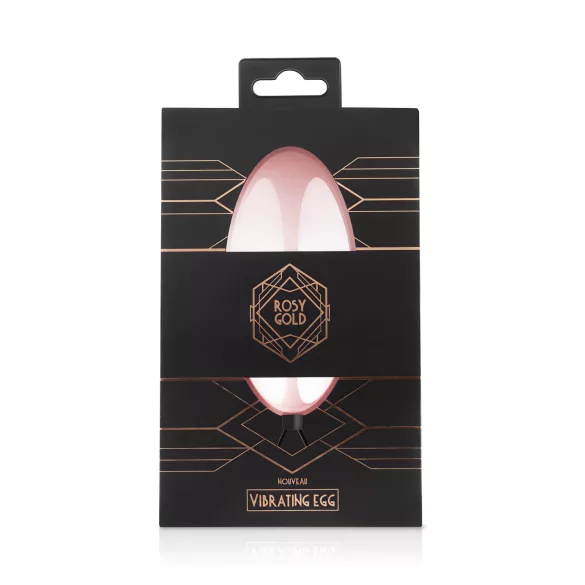 Rosy Gold - œuf vibrant étanche - télécommande - métal rose doré