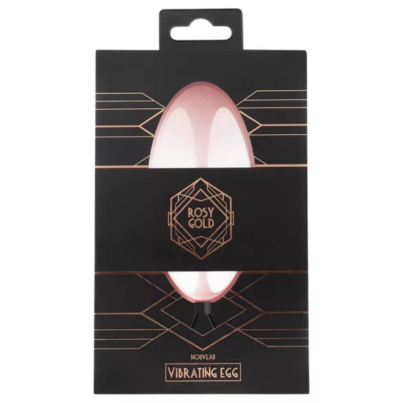 Rosy Gold - œuf vibrant étanche - télécommande - métal rose doré