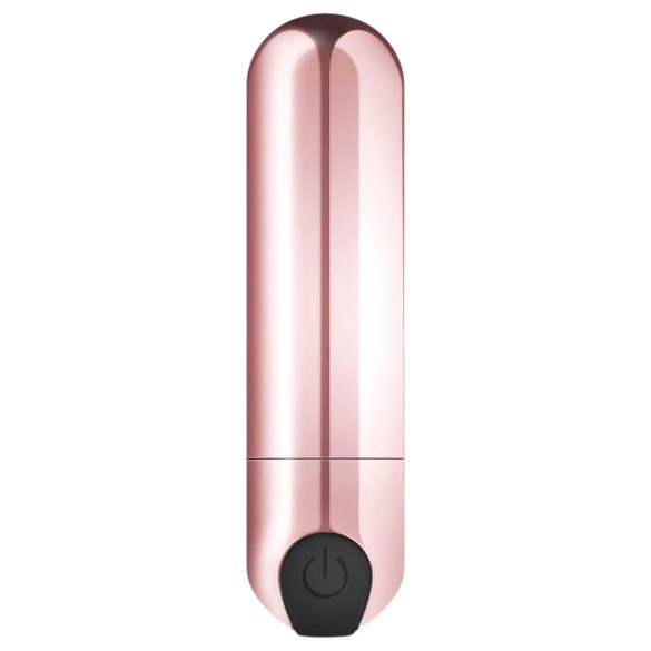 Rosy Gold Bullet - vibromasseur mini rechargeable (rose gold)