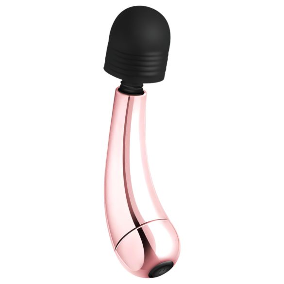 Baguette Dorée Mini Curve - vibromasseur relaxant (rose doré)