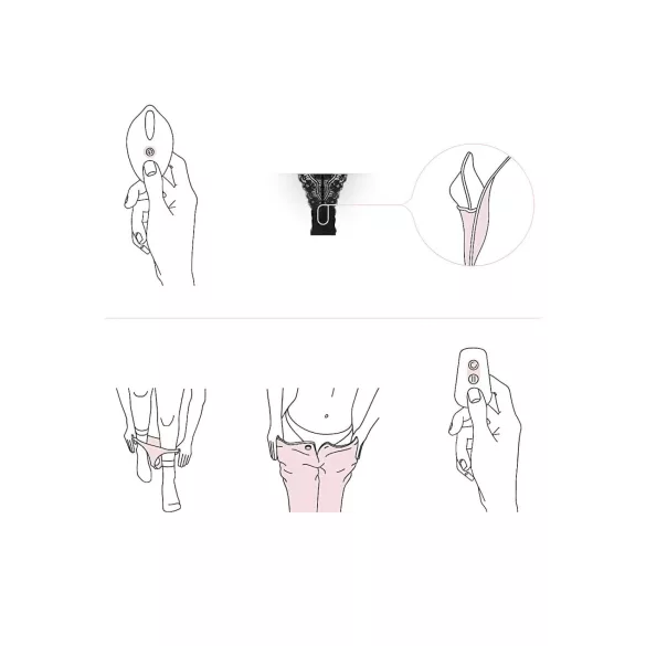 Pantyrebel - culotte vibrante connectée rechargeable - noir (S-L)