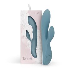   Bloom Violet Rabbit - Vibrateur G-spot avec bras clitoridien (turquoise)
