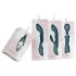 Bloom Violet Rabbit - Vibrateur G-spot avec bras clitoridien (turquoise)