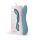 Bloom Rose - Vibrateur G-spot en silicone turquoise, rechargeable