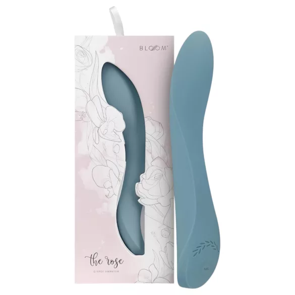 Bloom Rose - vibromasseur point G rechargeable - silicone turquoise