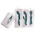 Bloom Rose - vibromasseur point G rechargeable - silicone turquoise
