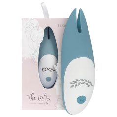   Bloom Tulip - vibromasseur clitoridien silicone à batterie (turquoise)