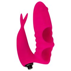 Easytoys Finger - Vibrodoigt 2-en-1 (rose)
