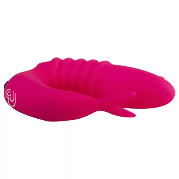 Easytoys - Mini vibromasseur doigt 2 en 1 - silicone rose