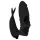 Easytoys - Vibromasseur doigt 2-en-1 - silicone noir