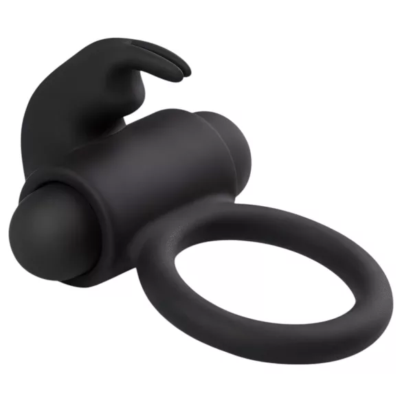 EasyToys Bunny - anneau pénien vibrant - silicone noir