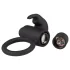 EasyToys Bunny - anneau pénien vibrant - silicone noir