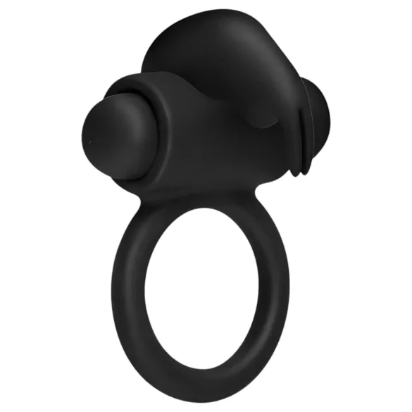 EasyToys Bunny - anneau pénien vibrant - silicone noir