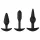 Kit de plaisir EasyToys - ensemble varié de plugs anaux (noir)