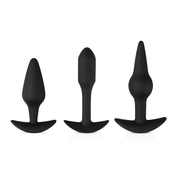 Easytoys - Kit de plugs anaux variés (noir)
