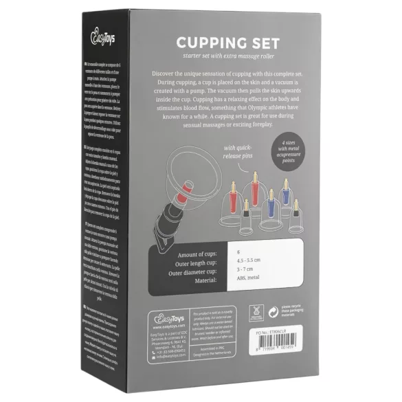 Easytoys - Kit ventouses corps - 6 pièces