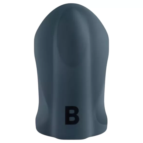 Boners - masturbateur vibrant ouvert rechargeable - silicone gris