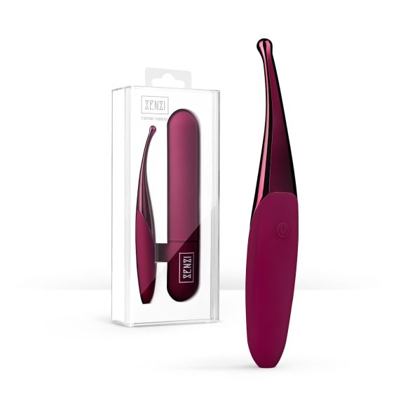 Senzi - vibromasseur rouge étanche à batterie pour clitoris
